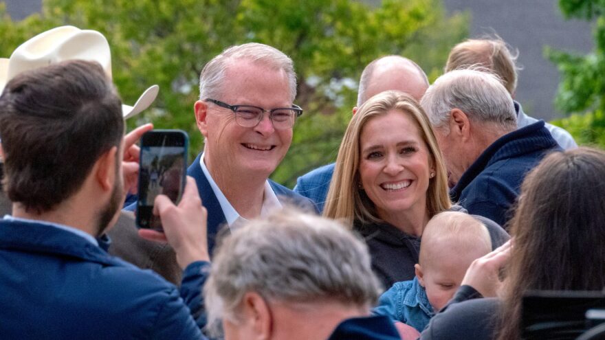 The Rev. Adam Hamilton, pastor of the largest United Methodist Church in the country, announces his candidacy for U.S. Senate on April 30, 2026, in Prairie Village. The Democrat faces incumbent Republican U.S. Sen. Roger Marshall.