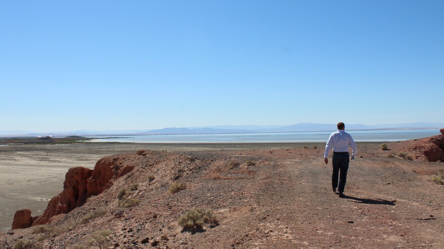 Rod Colwell, CEO of Controlled Thermal Resources, is among many hoping to transform the area around California's Salton Sea into a domestic source of lithium for electric car batteries.