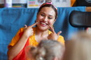 Betty Suárez (pictured above) is the founder of 'Aprende with Señora Betty,' a bilingual early literacy program that teaches children Spanish.