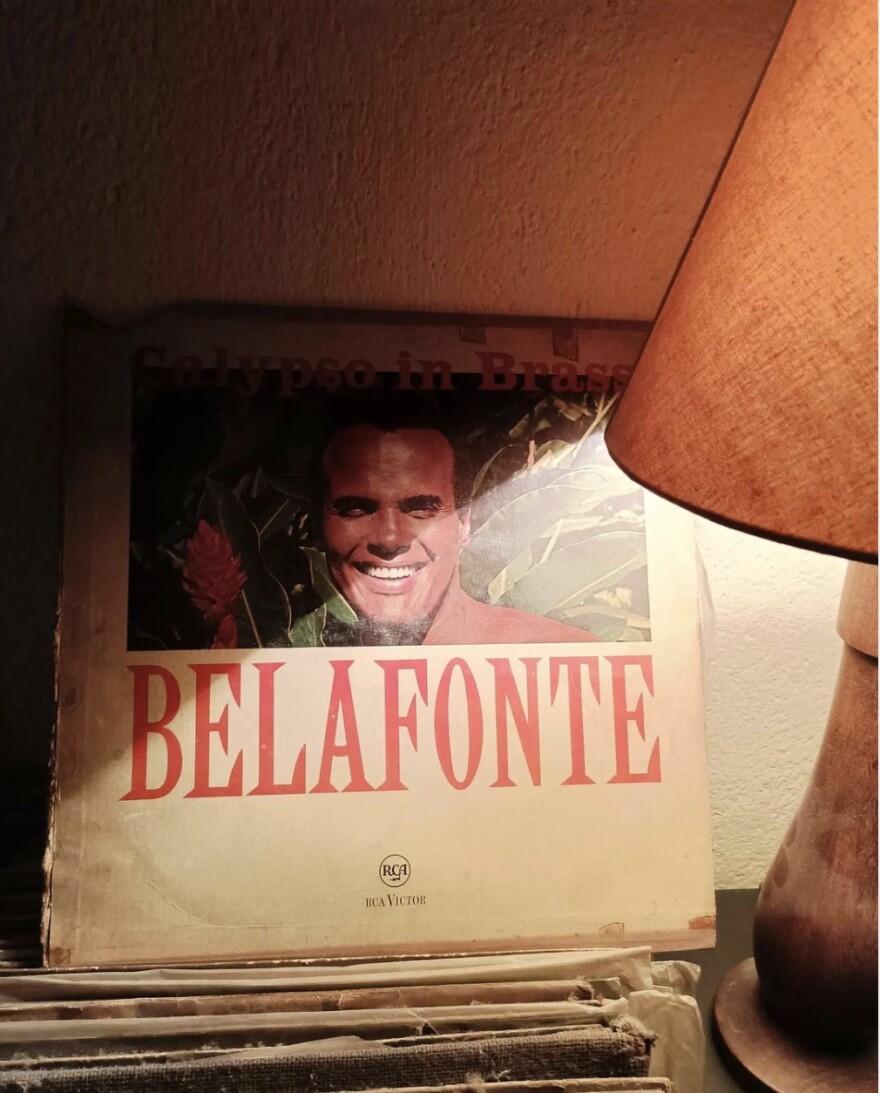 An old Harry Belafonte album cover in Kolkata.