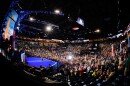 A general view of the start of Day 1 of the Democratic National Convention at Time Warner Cable Arena on Tuesday.