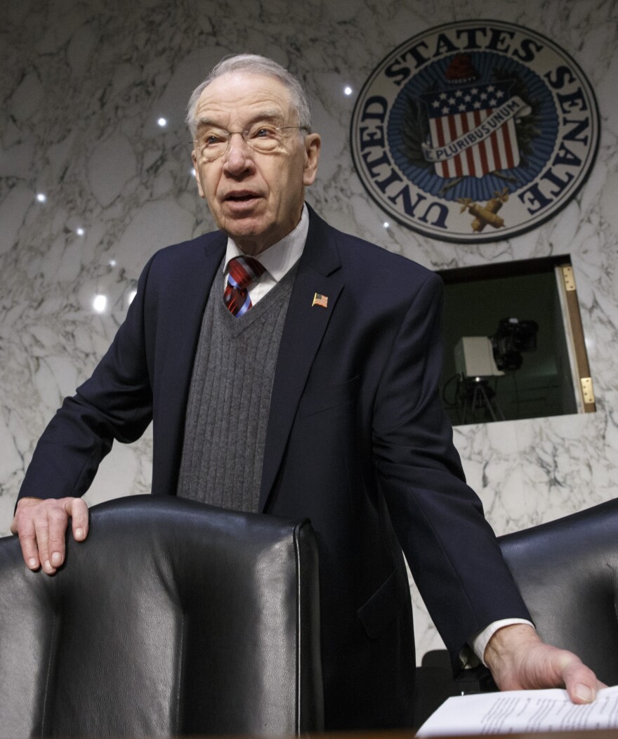 Senate Judiciary Committee Chairman Charles Grassley, R-Iowa, charged that Hillary Clinton "probably" broke the law with her exclusive use of a private email address while secretary of state.