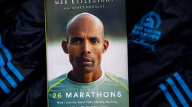 "26 Marathons," by Meb Keflezighi. One of the world's greatest distance runners, Keflezighi is the only man to win the New York and Boston marathons, plus an Olympic silver medal in the 26.2-mile race. (Robin Lubbock/WBUR)