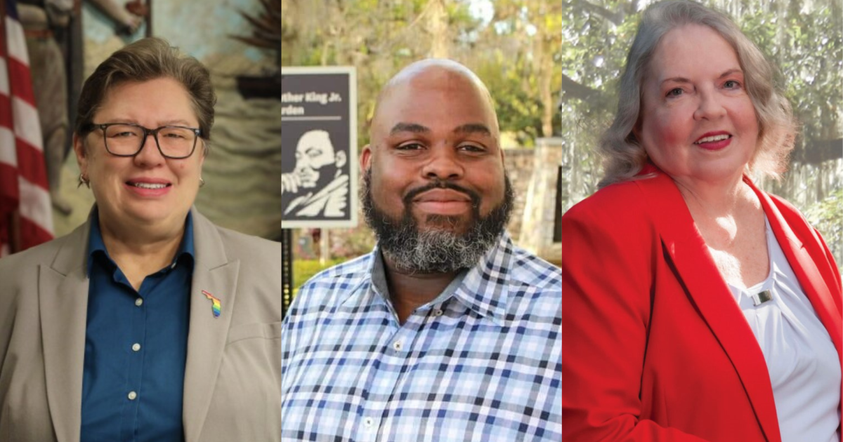Who is running for Alachua County Commission District 1?