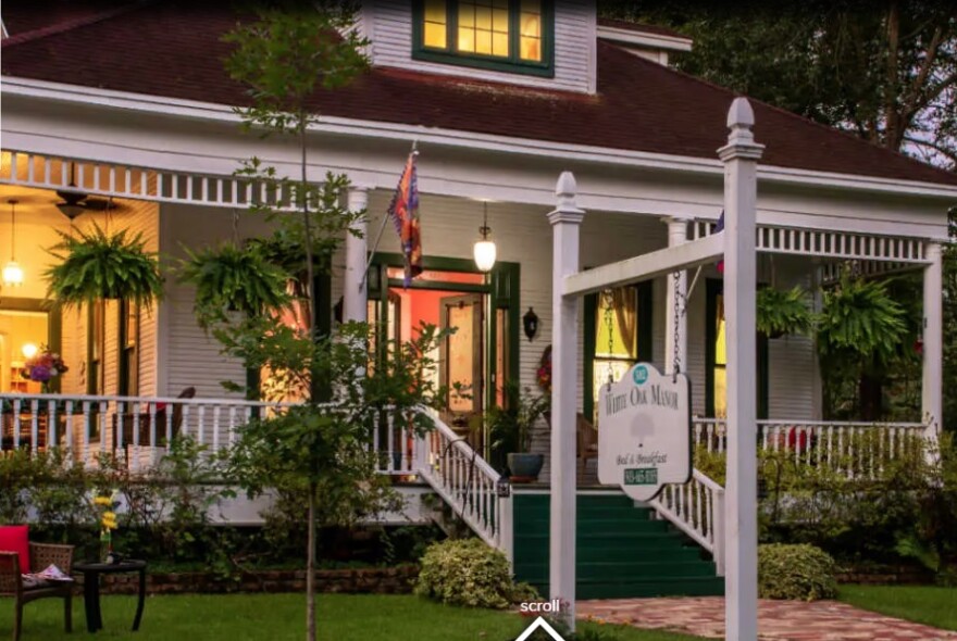 White Oak Manor Bed & Breakfast in Jefferson, Texas. 