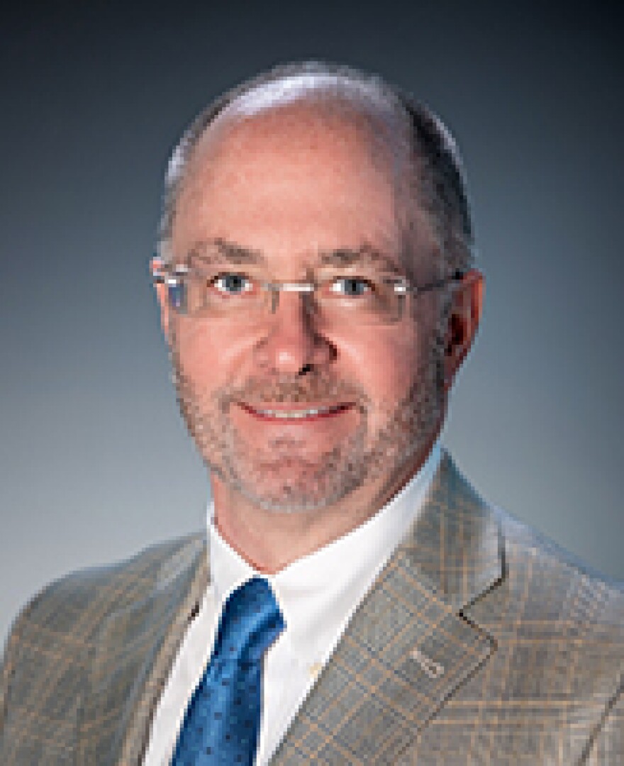 Dr, Kirk Voelker, a critical care pulmonologist at Sarasota Memorial Hospital