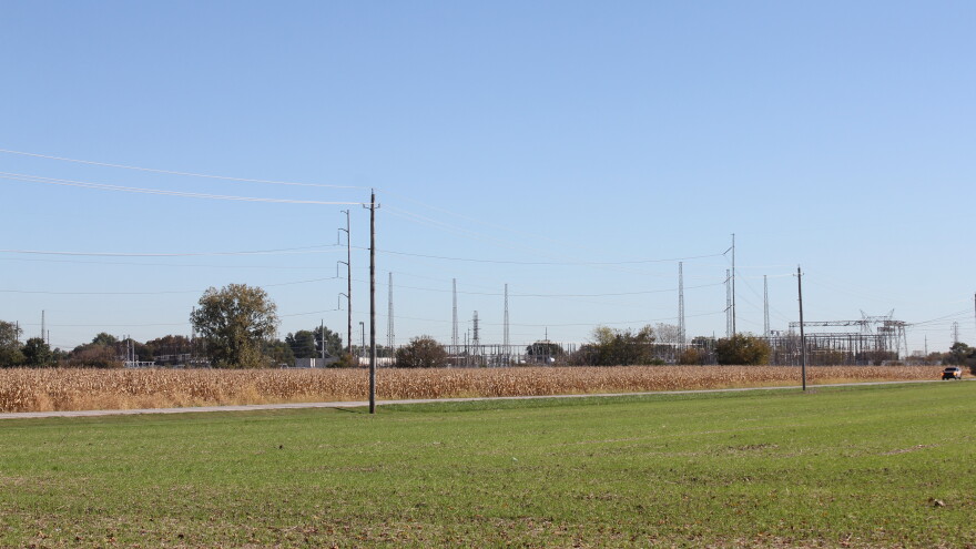 Directly next to the site that Headwaters Site Development wants to develop into data centers is an electrical substation.