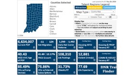 The data visualization tool released by the Indiana Office of Career Connections and Talent.