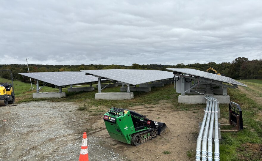 Baltimore County will soon switch on  its first large scale, ground mounted solar array, located at the closed Parkton landfill.