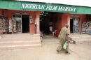 A typical Nigerian film market in Lagos. Though physical distribution of Nollywood films is booming, the digital market has also grown, thanks to a plugged-in African diaspora.