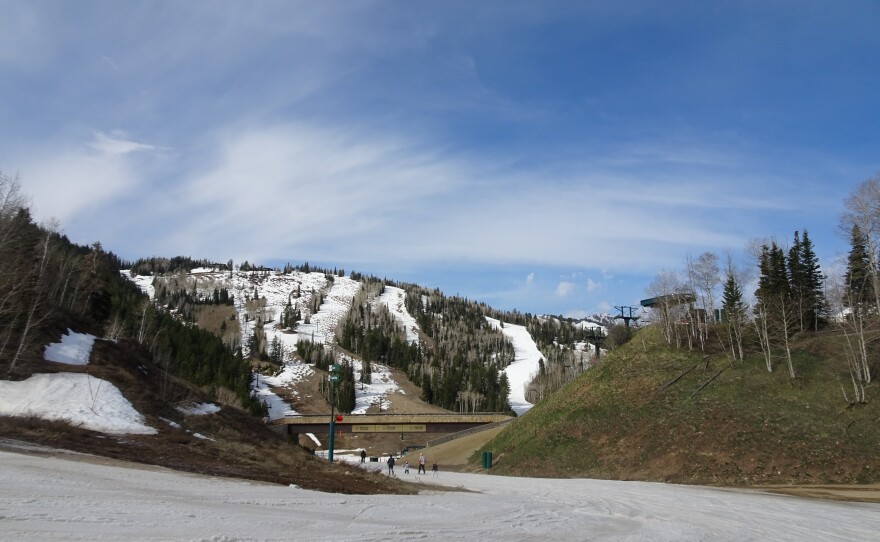 Runs at the Deer Valley Resort on March 28, the final weekend of 2026 operations. The winter season brought record low snow, and record high temperatures, to the Wasatch Back and other locations across the Mountain West.