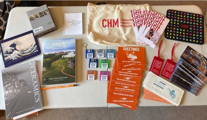 Items donated to Eisenhower from the Computer History Museum in California and the Nelson-Atkins Museum of Art in Missouri.