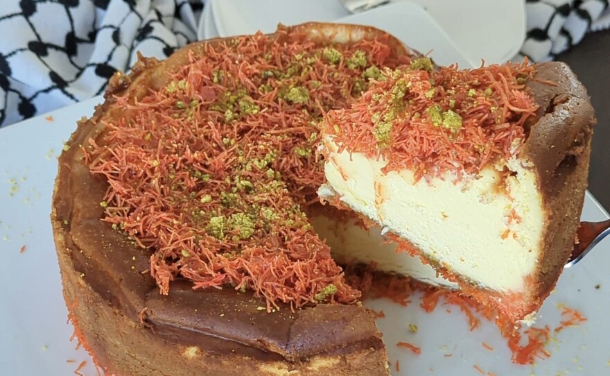 Meezan Kitchen serves a variety of desserts mixing Palestinian cuisine with other traditional desserts