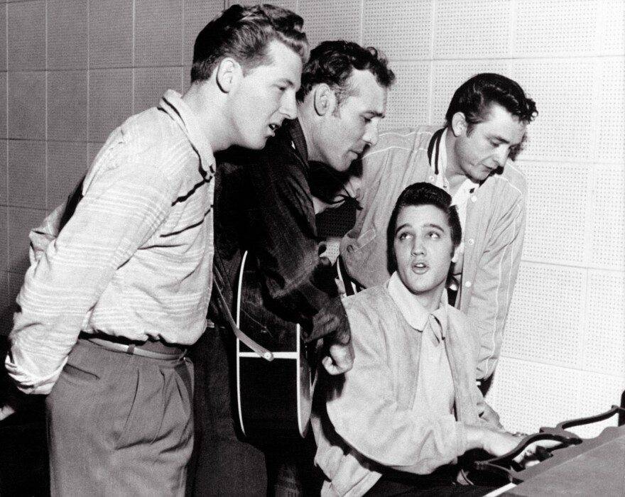 A3WKW5 ELVIS PRESLEY - Million Dollar quartet photo see description below for details