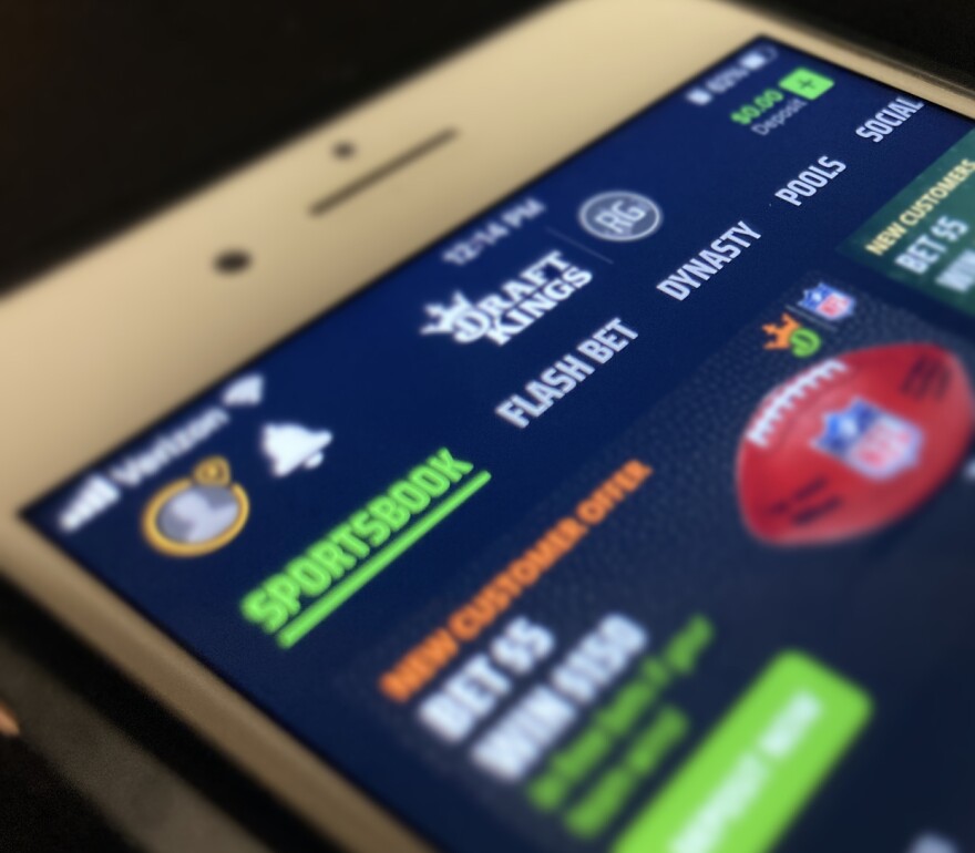  Sportsbook mobile app [Daniel Konik /  Statehouse News Bureau]