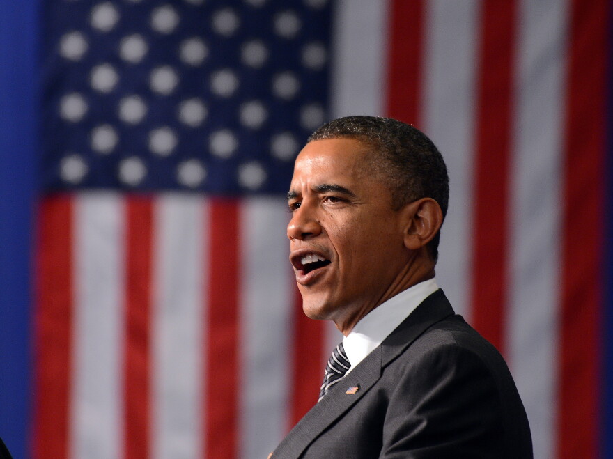 President Barack Obama speaks during an election campaign event in Baltimore on June 12. The political environment Obama faces this election cycle is markedly different from 2008, with concerns over the economy compounding the negative impact of any campaign missteps.