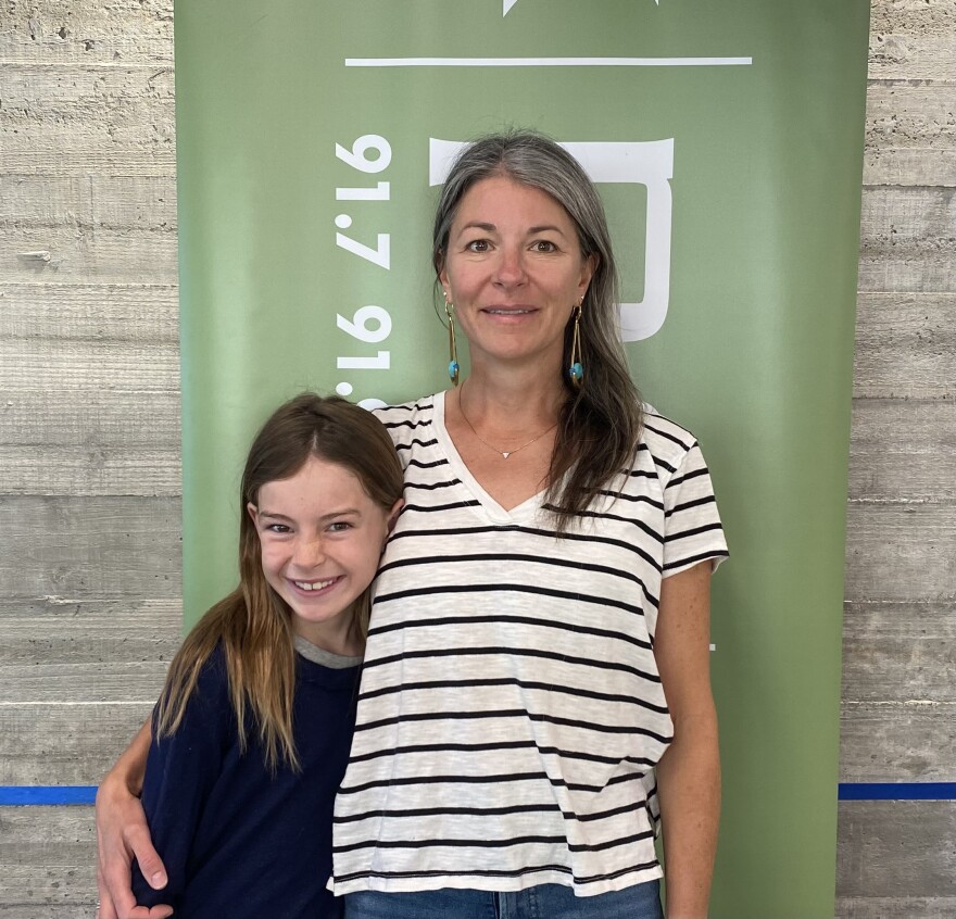 Katie Wright and daughter Nora