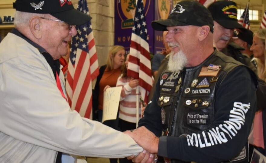 A heroes welcome home at Blue Grass Airport
