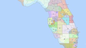 The state Senate Committee on Reapportionment will vote on this proposed Senate district map when it meets on Thursday. 