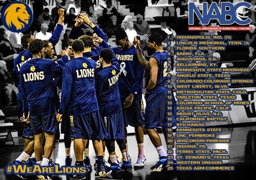 The A&M-Commerce men's team will face Angelo State at 7 p.m. on Wed. 28.