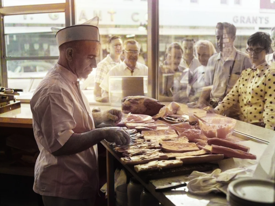 At its heart, the story of the Cuban sandwich is about immigration. This image shows Cuban sandwiches being made in Ybor City, Tampa, Florida in 1966.