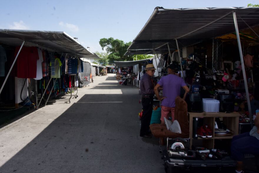 The Tropicana Flea Market was quieter than usual this Sunday, July 14, according to patrons and shopkeepers.