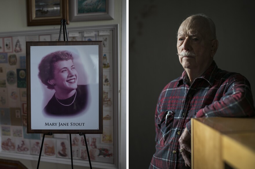 Norman Stout (right) has been waiting 36 years to see the execution of John Stumpf, the man convicted of murdering Stout's wife, Mary Jane. The federal case involving Stumpf has centered on evidence showing that inmates' lungs fill with fluid as they are being executed.