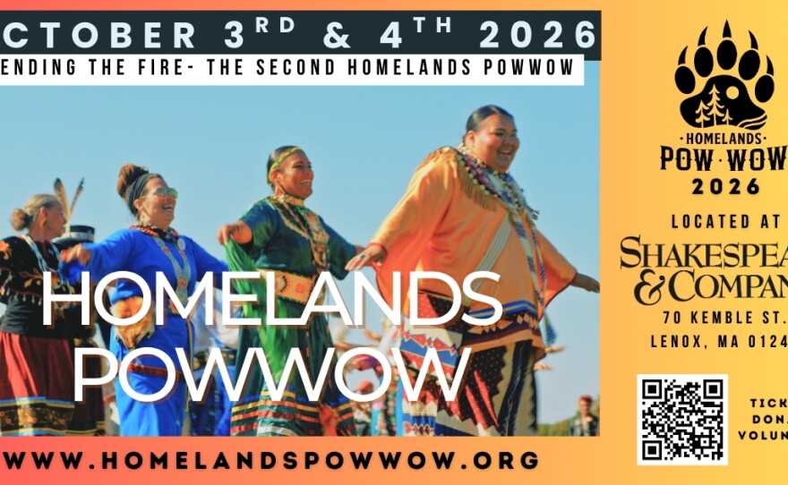 The Stockbridge Munsee Homelands Powwow takes place Oct. 3-4 in Lenox, Massachusetts.