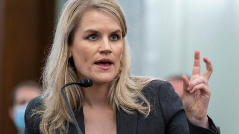 Former Facebook data scientist Frances Haugen speaks during a hearing of the Senate Commerce, Science, and Transportation Subcommittee on Consumer Protection, Product Safety, and Data Security, on Capitol Hill, Tuesday, Oct. 5, 2021, in Washington. (Alex Brandon/AP)