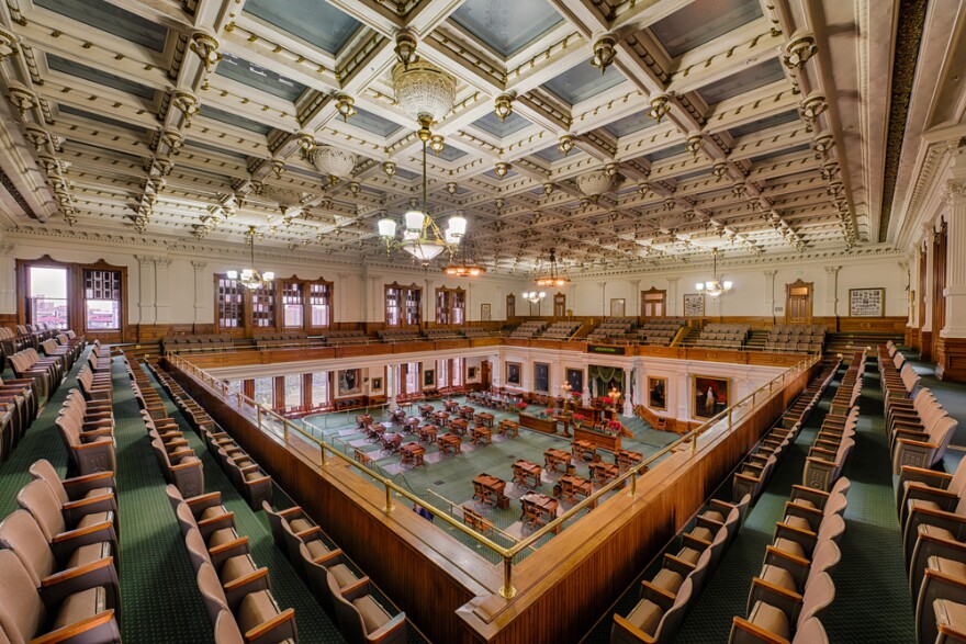 The Texas Senate chamber.