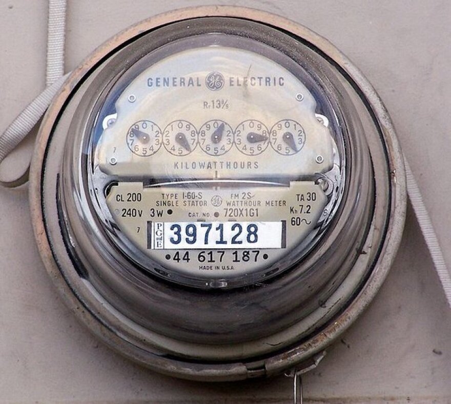 Electric power meter, energy