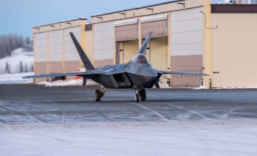 a fighter jet