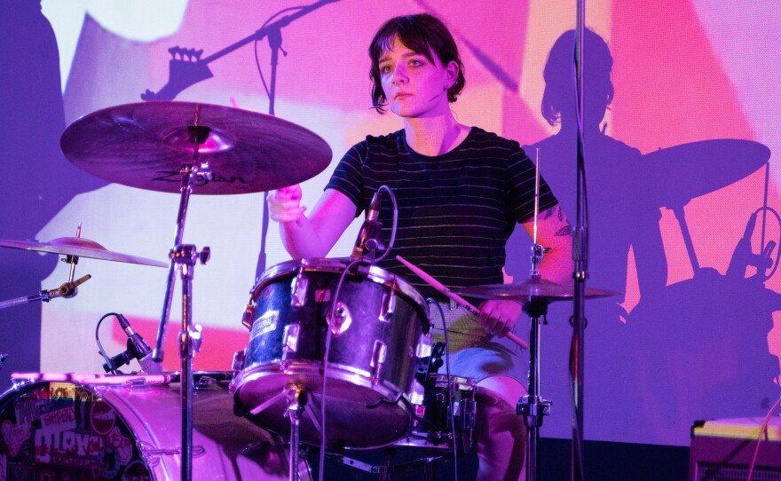 Bomb Bunny performs at IndieCraft on Friday, May 19, 2023 in Springfield, Ohio (Ruthie Herman for WYSO)