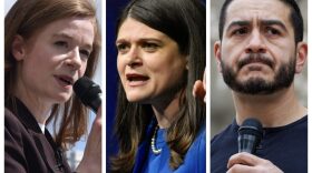 Michigan Democratic Senator Mallory McMorrow, Congresswoman Haley Stevens, and Dr. Abdul El-Sayed