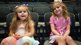 Heidi Cross (left) and Bethany Emmons alternate the role of Lulu in 'Waitress,' playing at the Booth Playhouse through May 22.