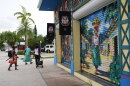 Quiet Streets: People walk past the Little Haiti Cultural Complex in Miami's Little Haiti neighborhood in Miami, Aug. 5, 2026.