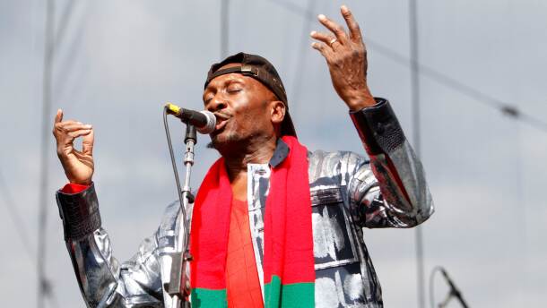 FILE - Singer Jimmy Cliff performs at The Climate Rally, an Earth Day concert, on the National Mall in Washington, on Sunday, April 25, 2010. (AP Photo/Jacquelyn Martin, File)