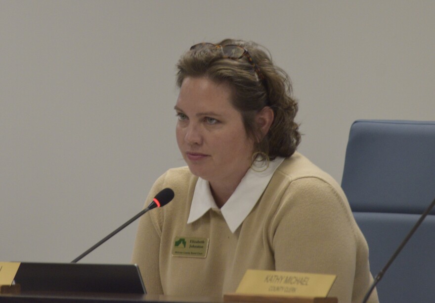 Elizabeth Johnston is chair of the McLean County Board.