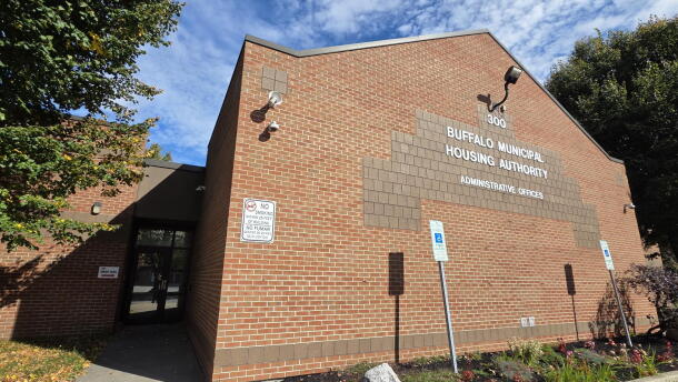 Buffalo Municipal Housing Authority headquarters at 300 Perry St.