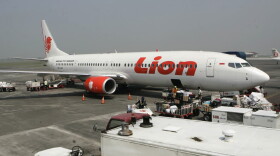 In this May 12, 2012 file photo, a Lion Air passenger jet is parked on the tarmac at Juanda International Airport in Surabaya, Indonesia. (Trisnadi/AP)