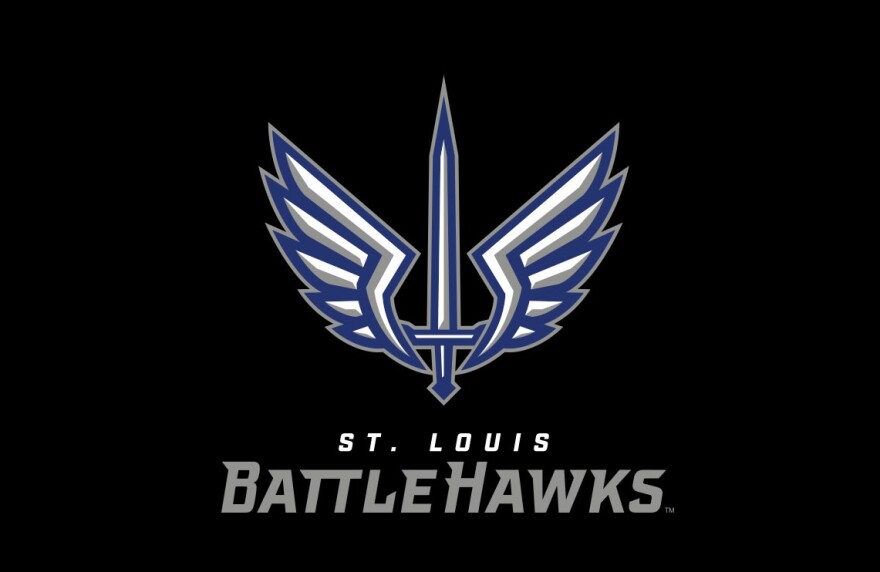 Fun fact: If you flip the St. Louis BattleHawks logo upside down, it spells S-T-L.