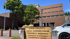 Front entrance of the Lane County Jail