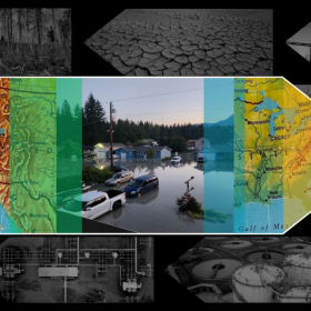 This image provided by the Alaska Department of Transportation and Public Facilities shows water in a neighborhood in Juneau, Alaska, Tuesday, Aug. 6, 2024, following an outburst of flooding from a lake dammed by the Mendenhall Glacier. (Alaska Department of Transportation and Public Facilities via AP)