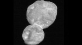 One of the first images of MU 69, or Ultima Thule, from NASA's New Horizons spacecraft. Photo: John Hopkins University Applied Physics Laboratory / NASA