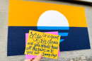 A love letter Lord has written reads a quote by Danny Kaye: “Life is a great big canvas, and you should throw all the paint on it you can.”