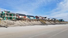 File photo of homes along Topsail Beach, N.C.