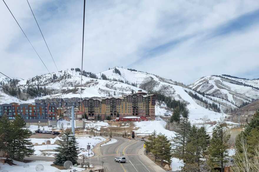FILE - Park City Mountain's Canyons Village on March 18, 2025.