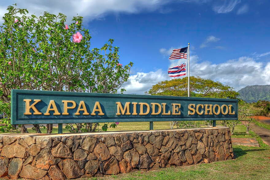 Kapaʻa Middle School on Kauaʻi.