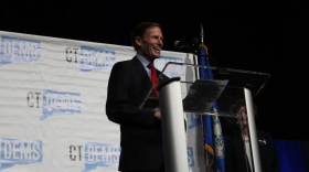U.S. Senator Richard Blumenthal accepted the state Democratic party nomination on Friday May 6, 2022.