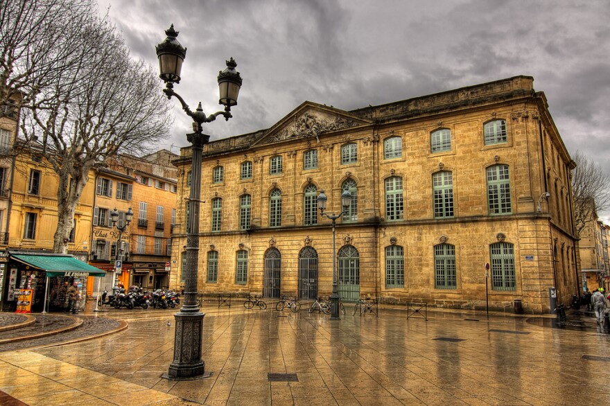 Behind the "carved wooden doors and the chiseled golden stone facades, there's a lot of mystery" in Aix, Longworth says.